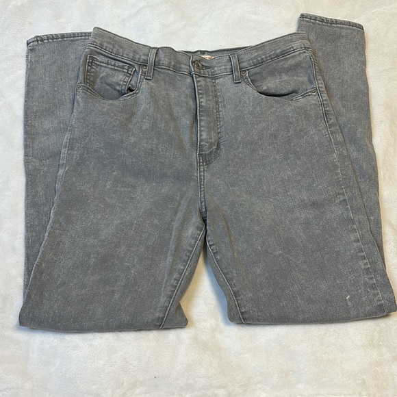 Levi’s Women’s Gray Wash Mile High Super Skinny 31 - Picture 3 of 5